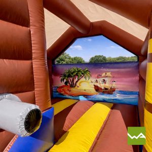 Piratenschiff Huepfburg - Innenansicht